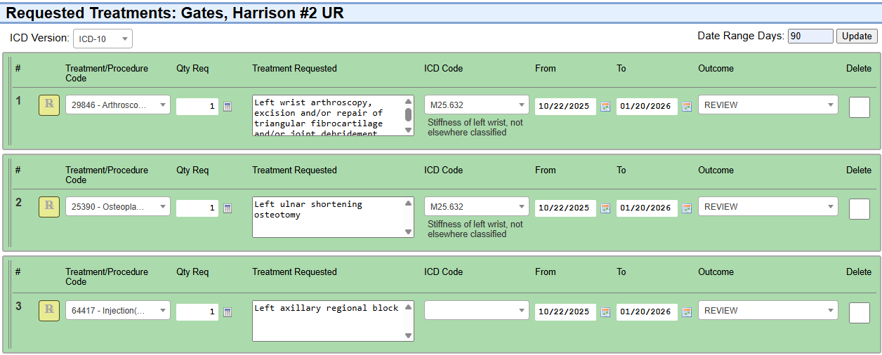 Assisted decision-making with guideline support.